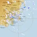 Live Hobart Weather Radar - 128km - Rain Rate