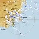 Live Hobart Weather Radar - 128km - Rain Rate