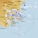 Live Hobart Weather Radar - 128km - Rain Rate