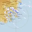 Live Hobart Weather Radar - 128km - Rain Rate