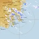 Live Hobart Weather Radar - 128km - Rain Rate