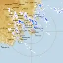 Live Hobart Weather Radar - 128km - Rain Rate