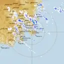 Live Hobart Weather Radar - 128km - Rain Rate