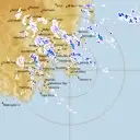 Live Hobart Weather Radar - 128km - Rain Rate