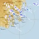 Live Hobart Weather Radar - 128km - Rain Rate