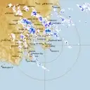 Live Hobart Weather Radar - 128km - Rain Rate