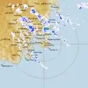 Live Hobart Weather Radar - 128km - Rain Rate