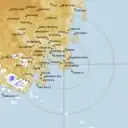 Live Hobart Weather Radar - 128km - Rain Rate