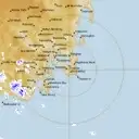 Live Hobart Weather Radar - 128km - Rain Rate