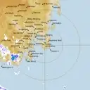 Live Hobart Weather Radar - 128km - Rain Rate