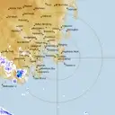 Live Hobart Weather Radar - 128km - Rain Rate
