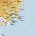 Live Hobart Weather Radar - 128km - Rain Rate