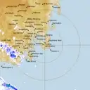 Live Hobart Weather Radar - 128km - Rain Rate
