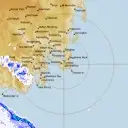 Live Hobart Weather Radar - 128km - Rain Rate