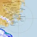 Live Hobart Weather Radar - 128km - Rain Rate
