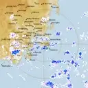 Live Hobart Weather Radar - 128km - Rain Rate