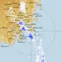 Live Hobart Weather Radar - 128km - Rain Rate