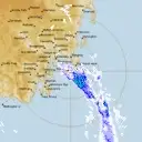 Live Hobart Weather Radar - 128km - Rain Rate