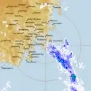 Live Hobart Weather Radar - 128km - Rain Rate