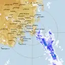 Live Hobart Weather Radar - 128km - Rain Rate