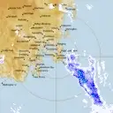 Live Hobart Weather Radar - 128km - Rain Rate