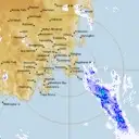 Live Hobart Weather Radar - 128km - Rain Rate