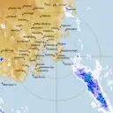 Live Hobart Weather Radar - 128km - Rain Rate