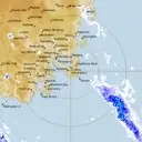 Live Hobart Weather Radar - 128km - Rain Rate