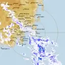 Live Hobart Weather Radar - 128km - Rain Rate