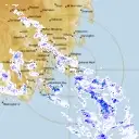 Live Hobart Weather Radar - 128km - Rain Rate