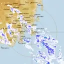 Live Hobart Weather Radar - 128km - Rain Rate