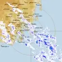 Live Hobart Weather Radar - 128km - Rain Rate