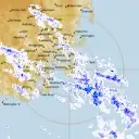 Live Hobart Weather Radar - 128km - Rain Rate