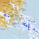 Live Hobart Weather Radar - 128km - Rain Rate