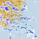 Live Hobart Weather Radar - 128km - Rain Rate
