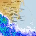 Live Hobart Weather Radar - 128km - Rain Rate