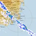 Live Hobart Weather Radar - 128km - Rain Rate