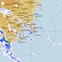 Live Hobart Weather Radar - 128km - Rain Rate