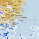 Live Hobart Weather Radar - 128km - Rain Rate