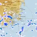 Live Hobart Weather Radar - 128km - Rain Rate