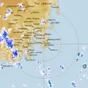 Live Hobart Weather Radar - 128km - Rain Rate