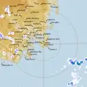 Live Hobart Weather Radar - 128km - Rain Rate