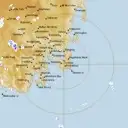 Live Hobart Weather Radar - 128km - Rain Rate