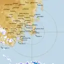 Live Hobart Weather Radar - 128km - Rain Rate