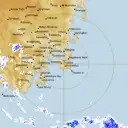 Live Hobart Weather Radar - 128km - Rain Rate