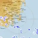 Live Hobart Weather Radar - 128km - Rain Rate