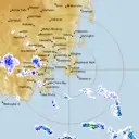 Live Hobart Weather Radar - 128km - Rain Rate
