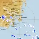 Live Hobart Weather Radar - 128km - Rain Rate