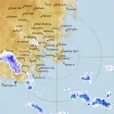 Live Hobart Weather Radar - 128km - Rain Rate