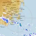 Live Hobart Weather Radar - 128km - Rain Rate